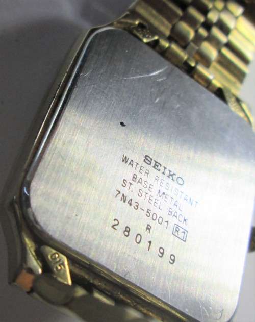 Men s Watches SEIKO QUARTZ No 7N43 5001 R 280199 MENS WATCH RAKW 44 was listed for 0.00 on 15 Aug at 09 01 by GOODS101 in Margate Port Shepstone ID 591540812